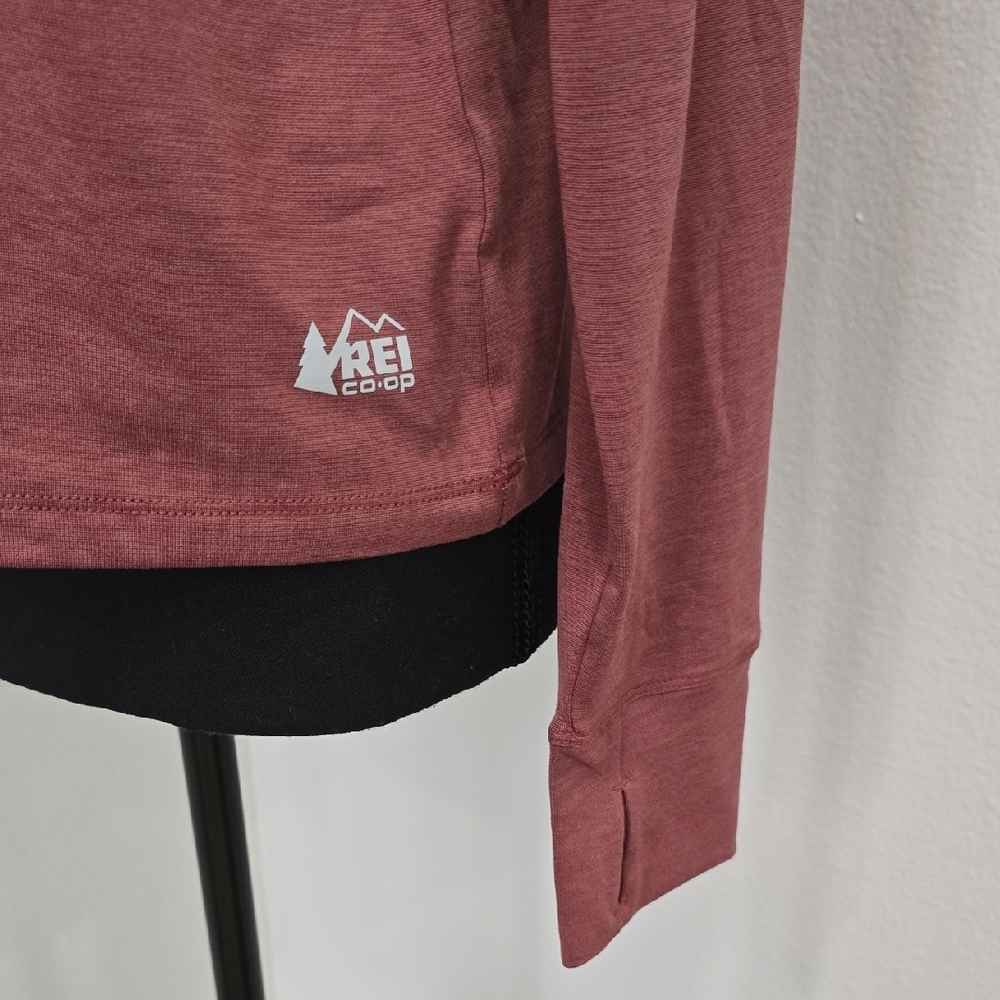 REI Co-Op Long-Sleeve Crewneck Top in Mauve - Picture 4 of 9